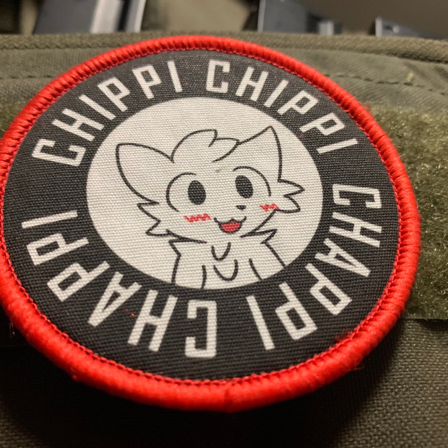 Boykisser Chipi Chipi Silly Cat Airsoft Meme Patch or Sticker