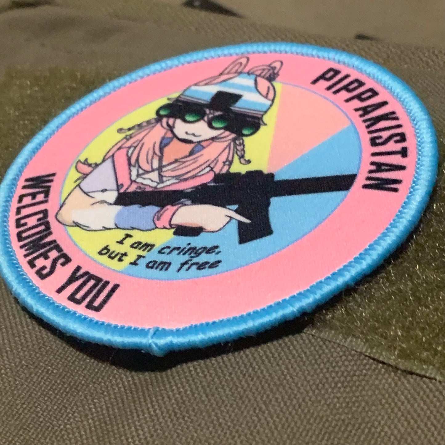 Pipkin Pippa Pippakistan Welcomes You Phase Connect Patch or Sticker