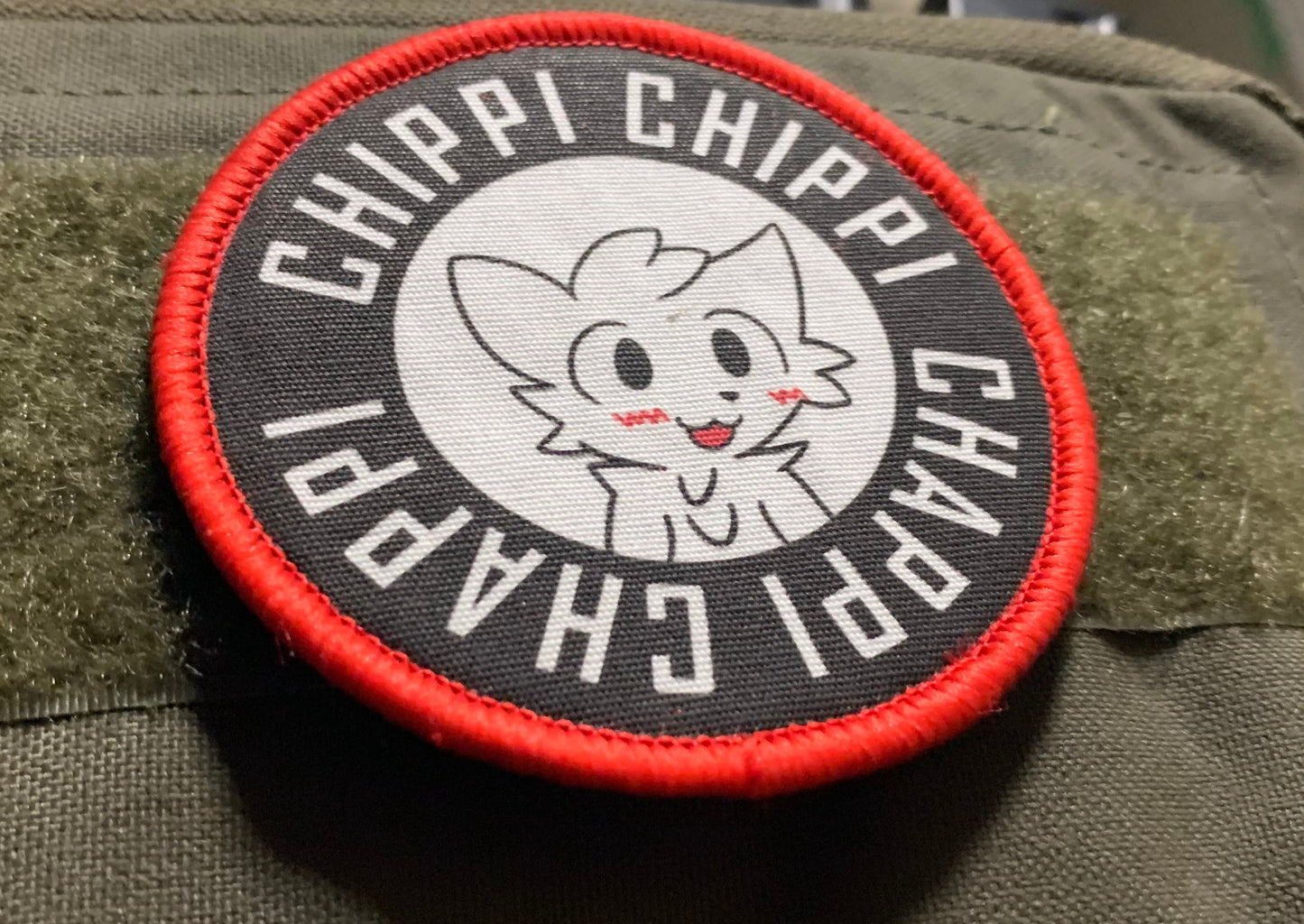 Boykisser Chipi Chipi Silly Cat Airsoft Meme Patch or Sticker