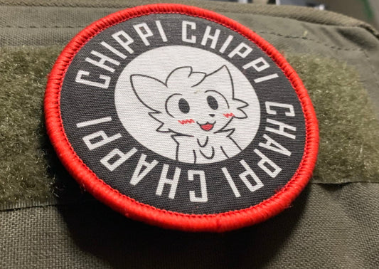 Boykisser Chipi Chipi Silly Cat Airsoft Meme Patch or Sticker