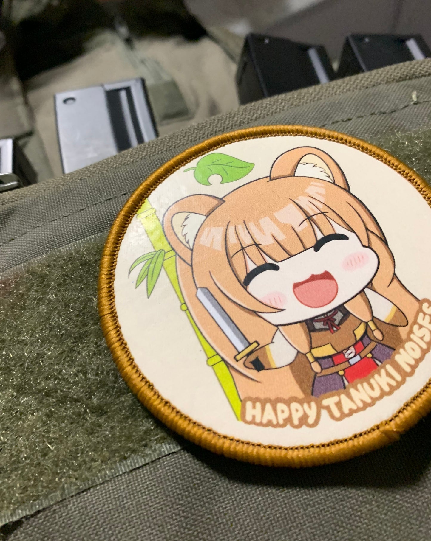 Raphtalia "Happy Tanuki Noises" Rising of Shield Hero Patch or Sticker