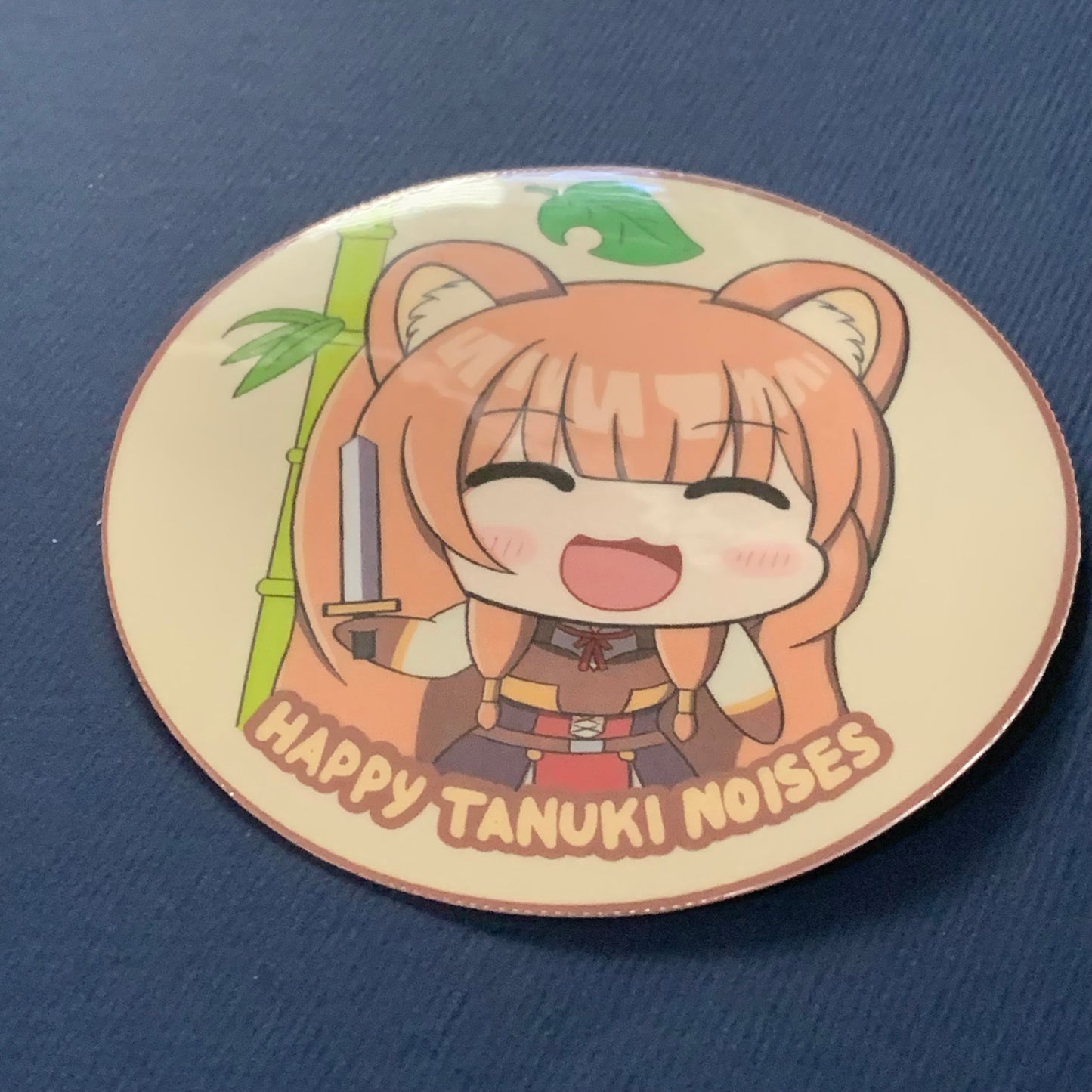 Raphtalia "Happy Tanuki Noises" Rising of Shield Hero Patch or Sticker