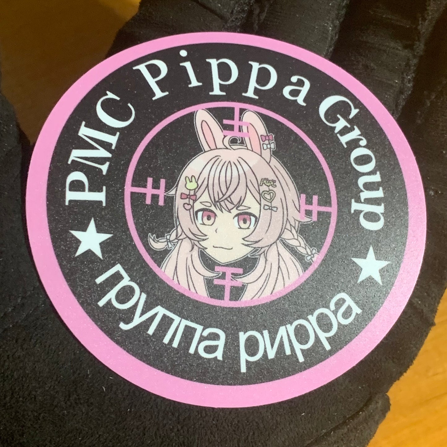 PMC Pipkin Pippa Group Phase Connect Meme Morale Patch or Sticker