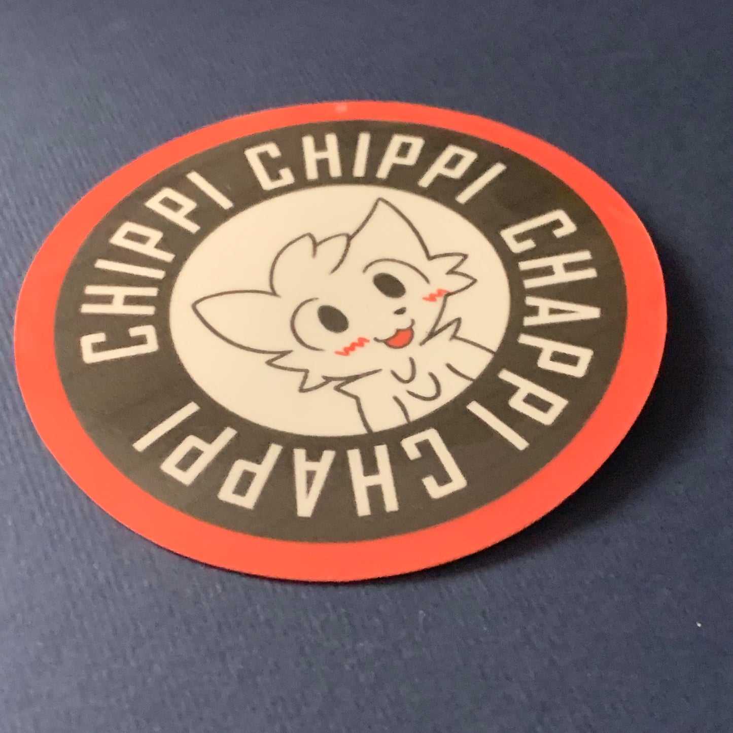 Boykisser Chipi Chipi Silly Cat Airsoft Meme Patch or Sticker
