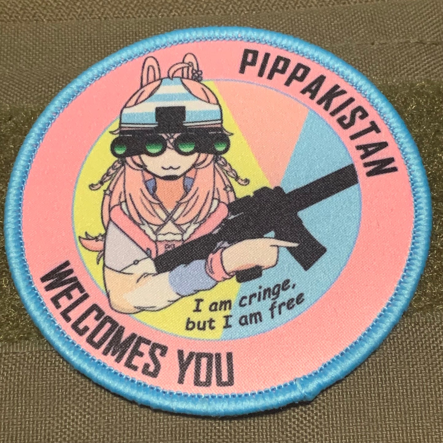 Pipkin Pippa Pippakistan Welcomes You Phase Connect Patch or Sticker