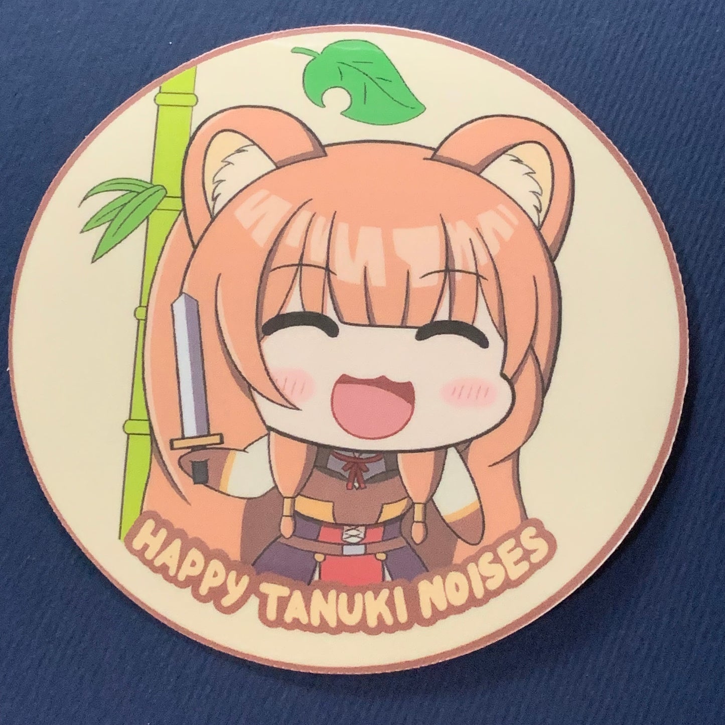 Raphtalia "Happy Tanuki Noises" Rising of Shield Hero Patch or Sticker