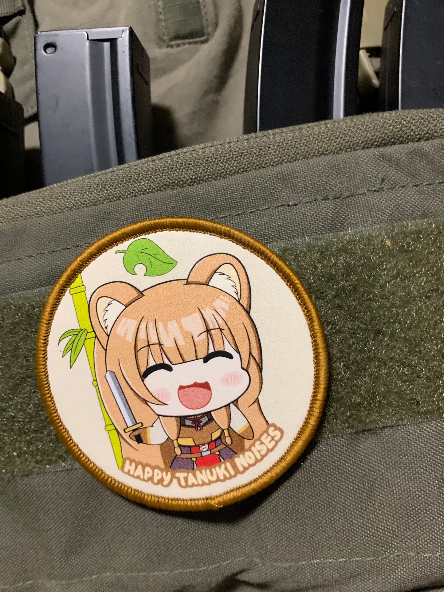 Raphtalia "Happy Tanuki Noises" Rising of Shield Hero Patch or Sticker