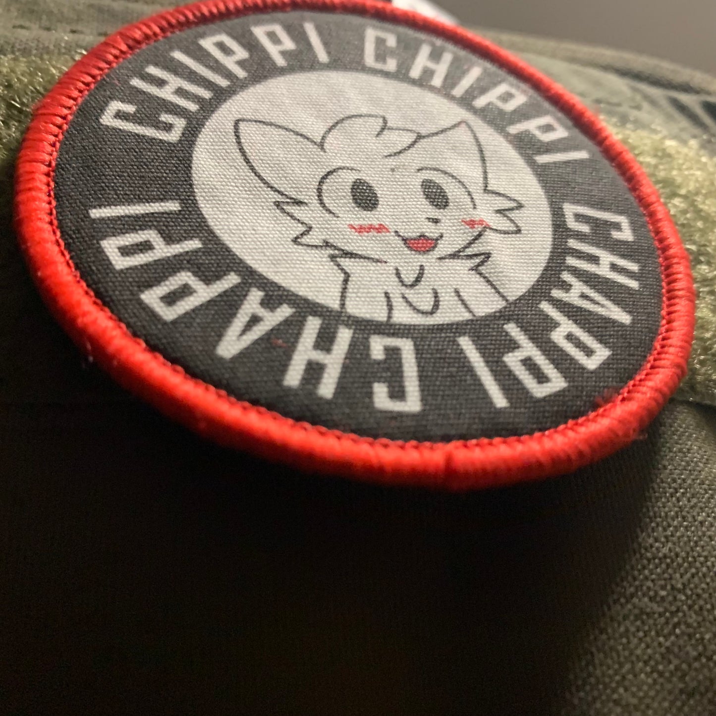 Boykisser Chipi Chipi Silly Cat Airsoft Meme Patch or Sticker