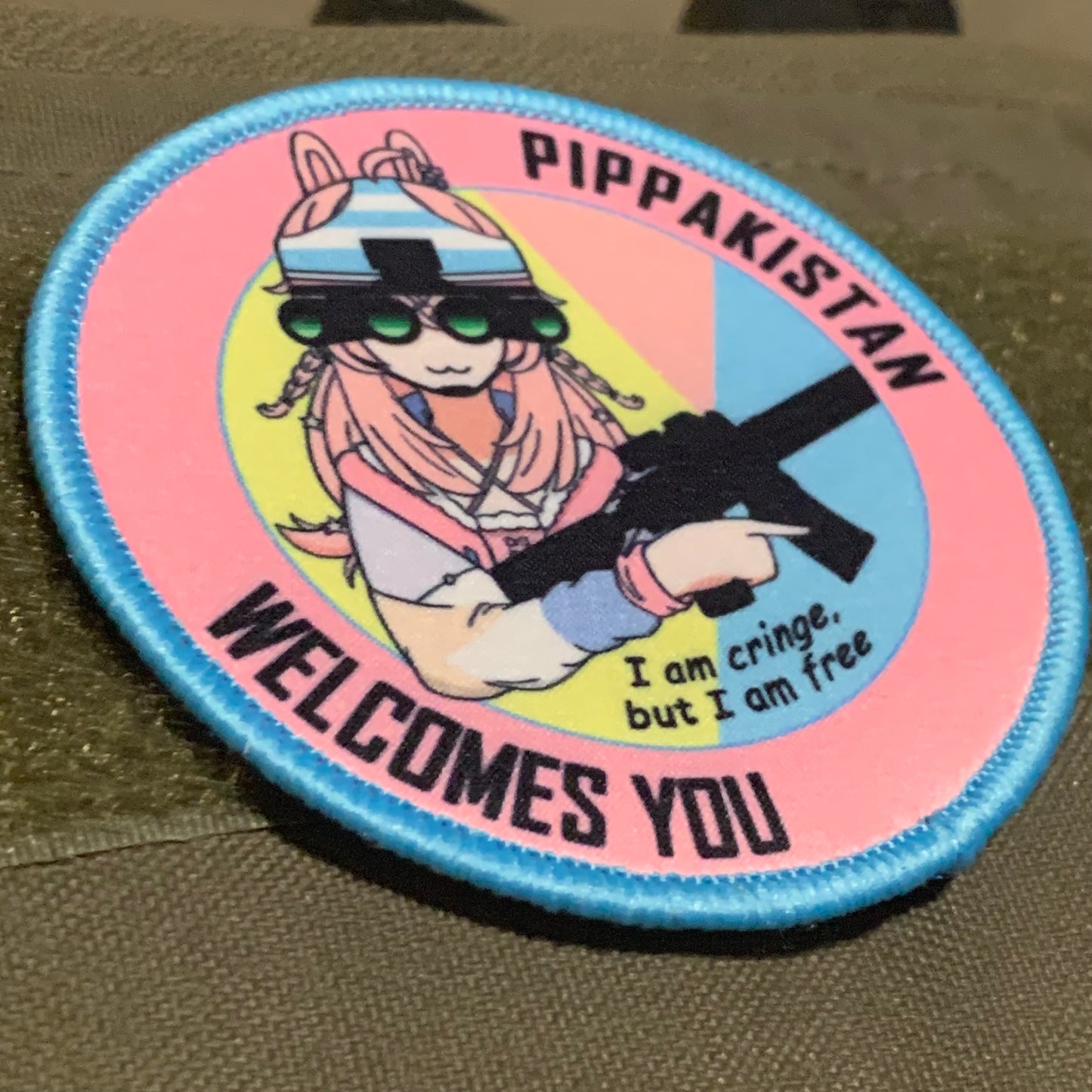 Pipkin Pippa Pippakistan Welcomes You Phase Connect Patch or Sticker