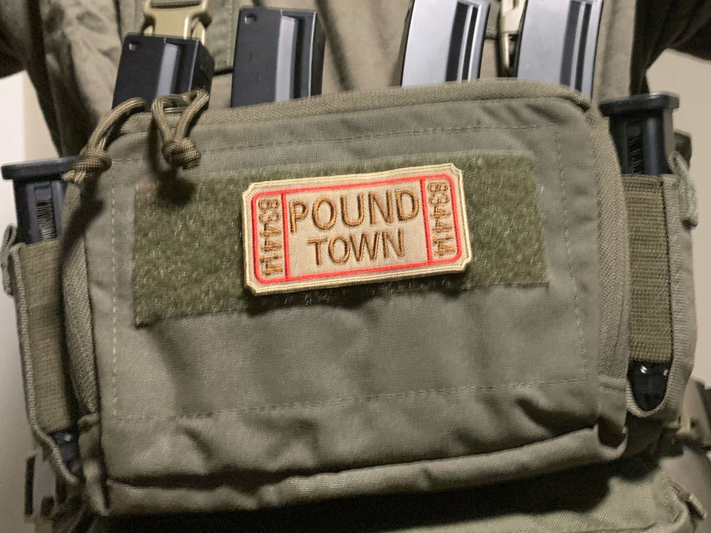 Pound Town Ticket Patch