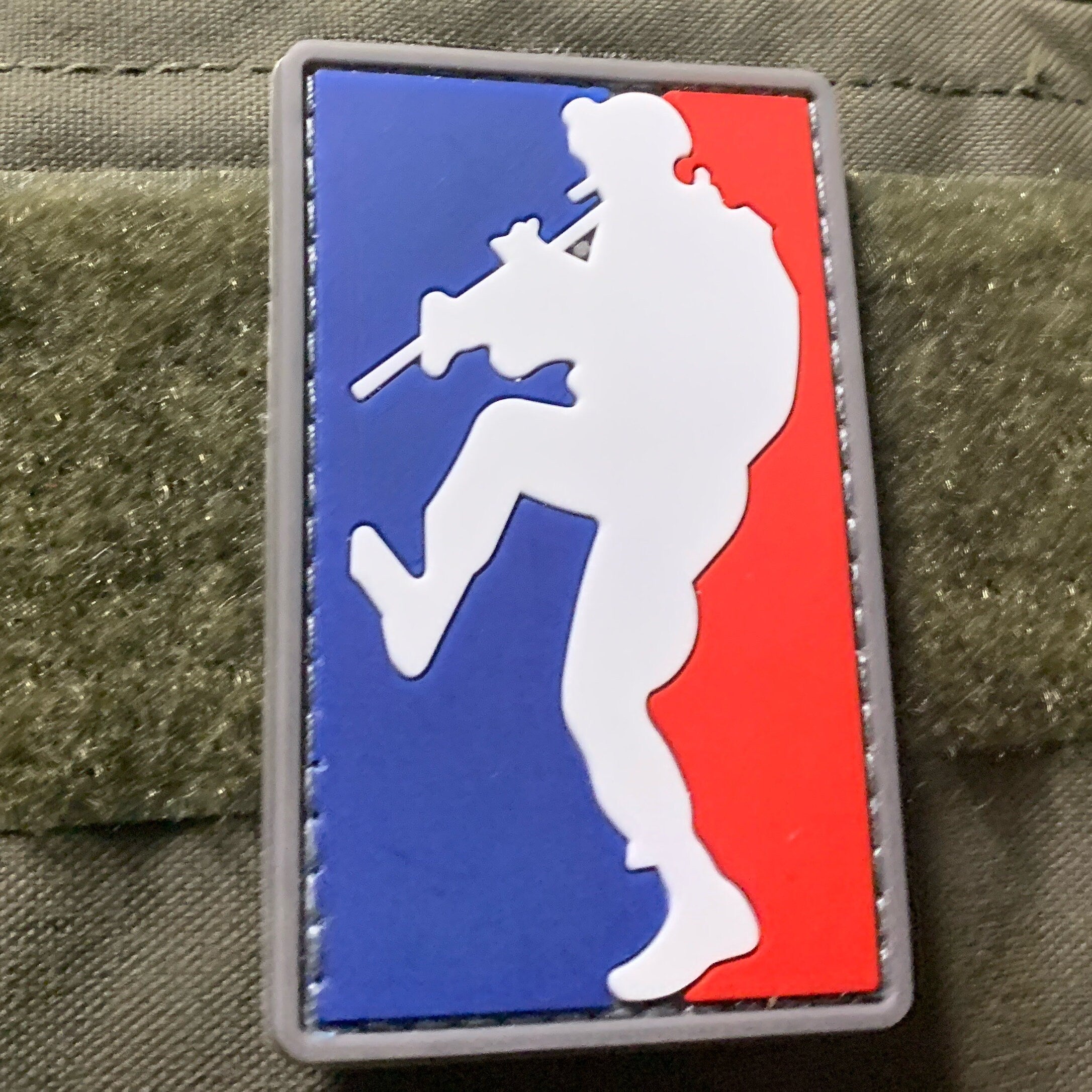 Airsoft Shooting Range Gun Embroidered Iron-on / Velcro Patch