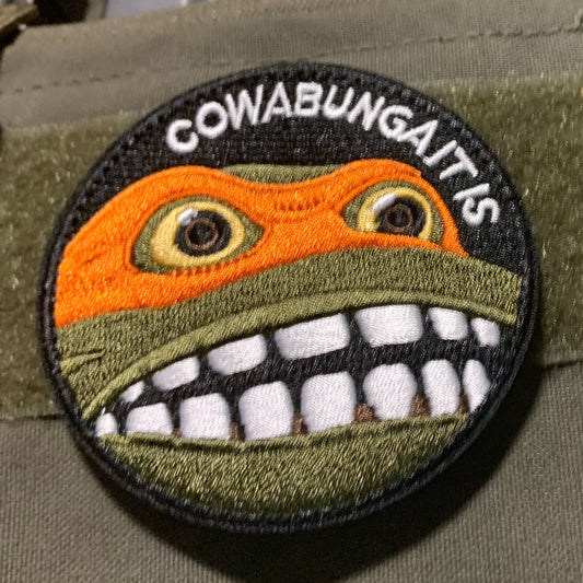 Cowabunga It Is Airsoft Patch