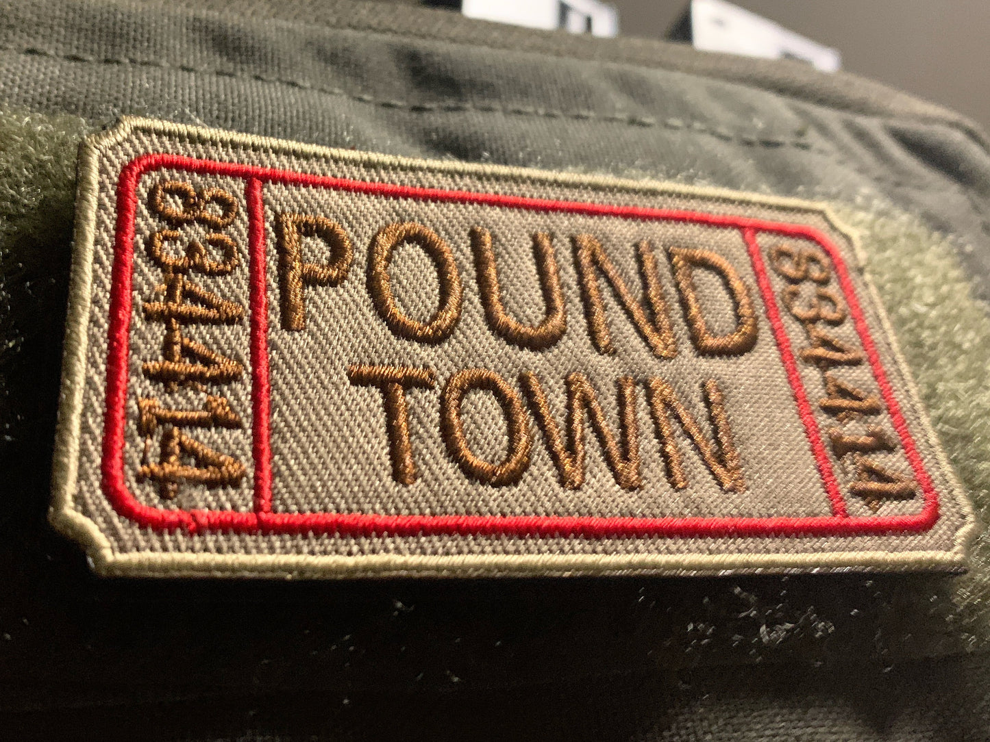 Pound Town Ticket Patch