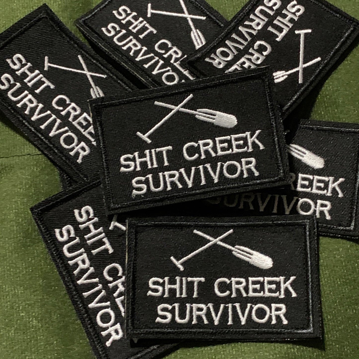 Shit Creek Survivor Airsoft Meme Patch