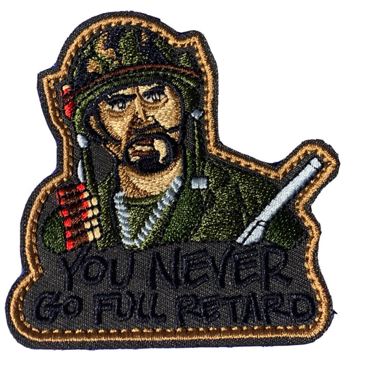 Tropic Thunder "Never Go Full Retard" Patch