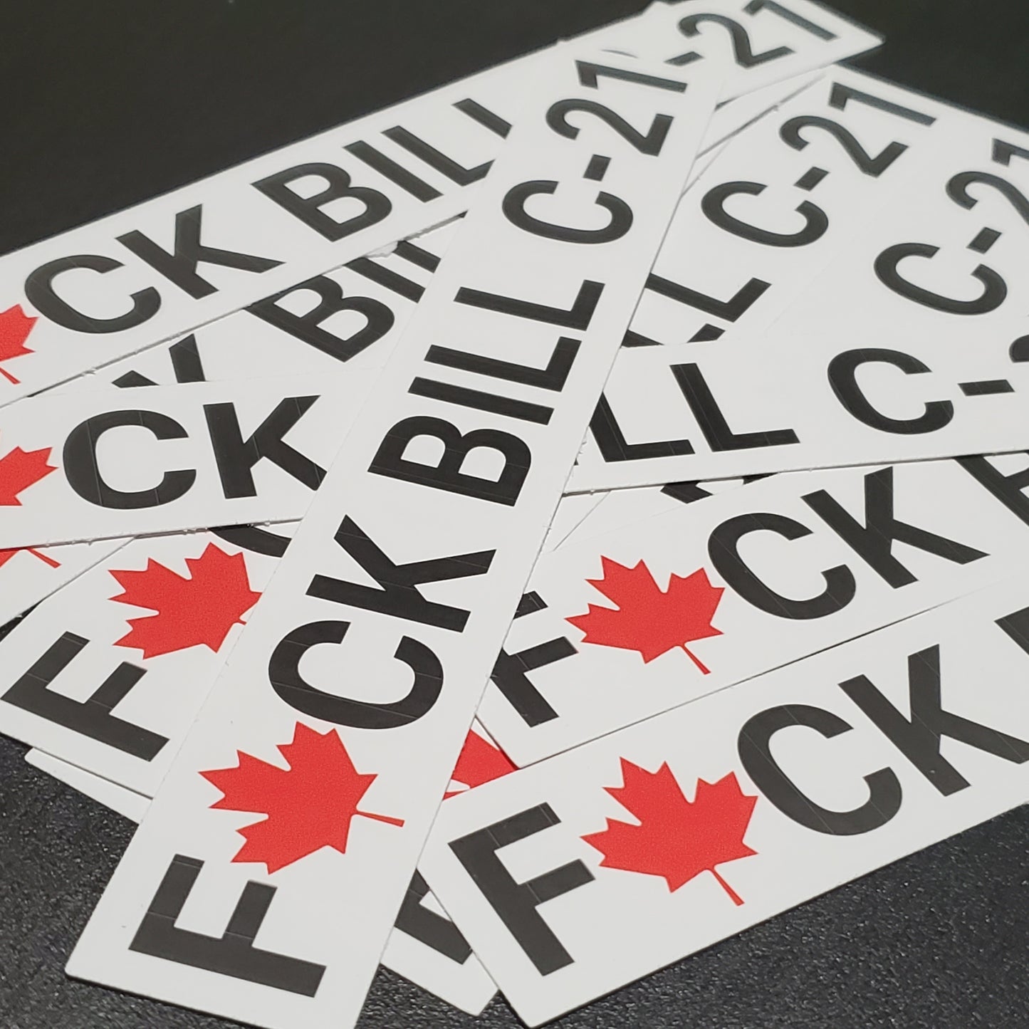 F*CK BILL C-21 Bumper Sticker