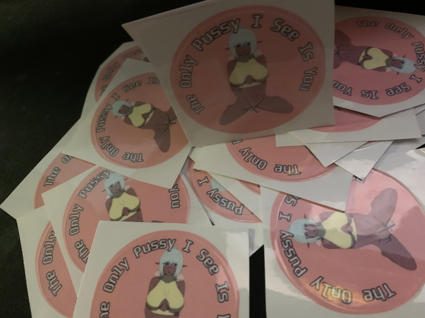 The Only Pussy I See Is You Weebsoft Sticker