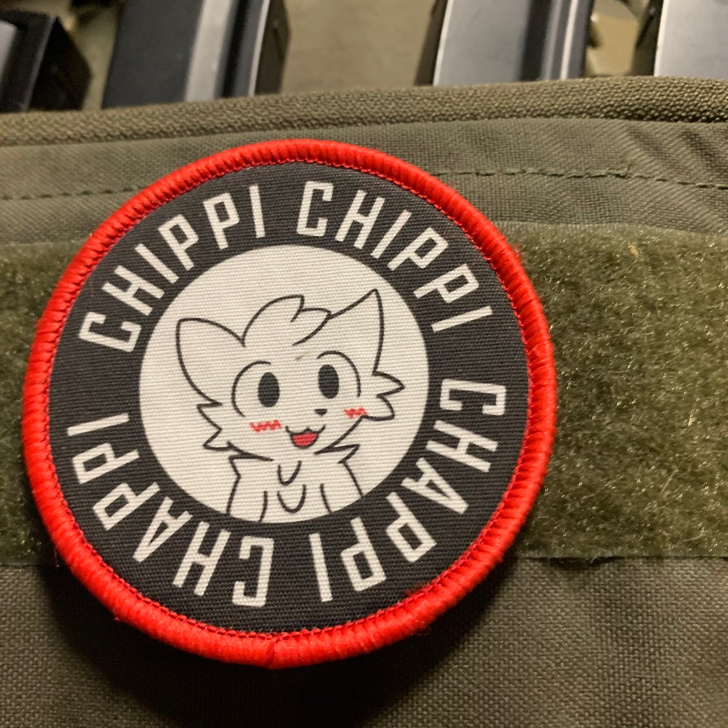 Boykisser Chipi Chipi Silly Cat Airsoft Meme Patch or Sticker
