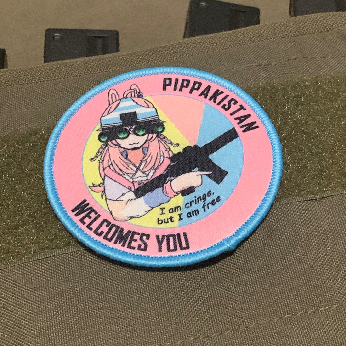 Pipkin Pippa Pippakistan Welcomes You Phase Connect Patch or Sticker