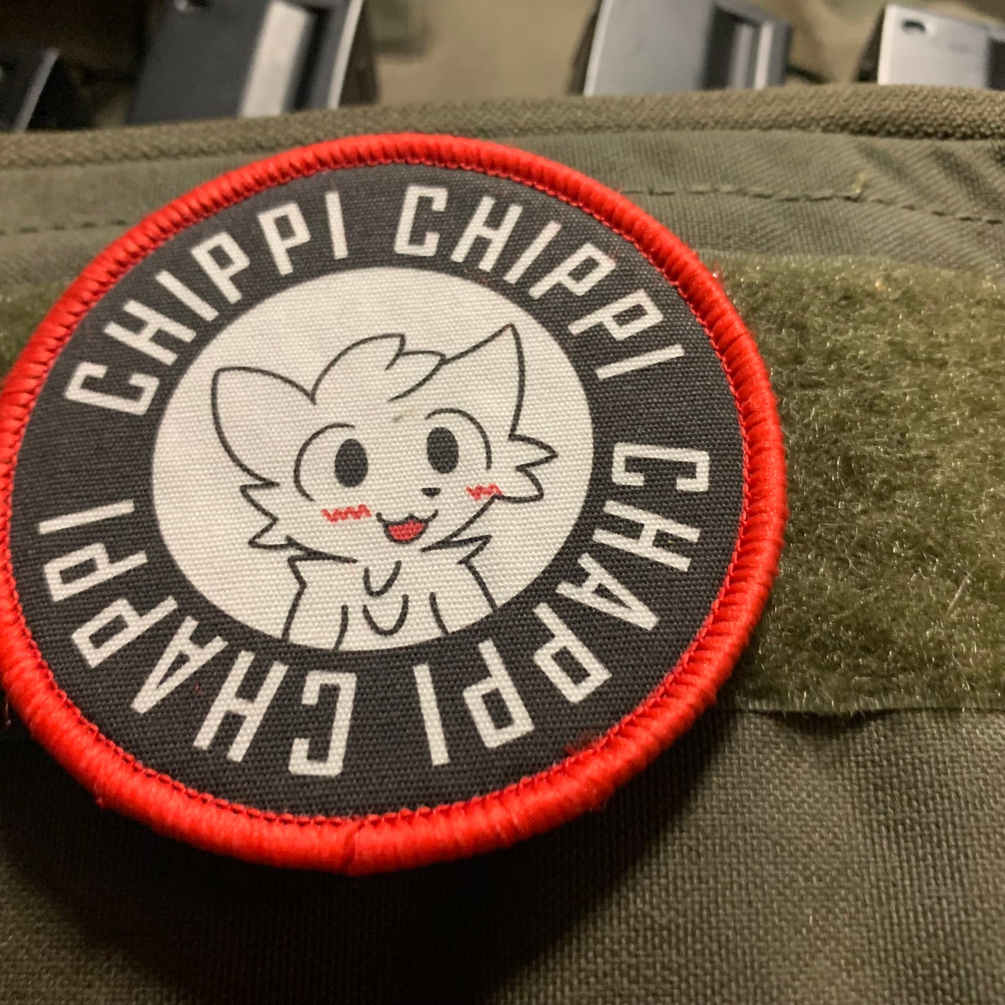 Boykisser Chipi Chipi Silly Cat Airsoft Meme Patch or Sticker