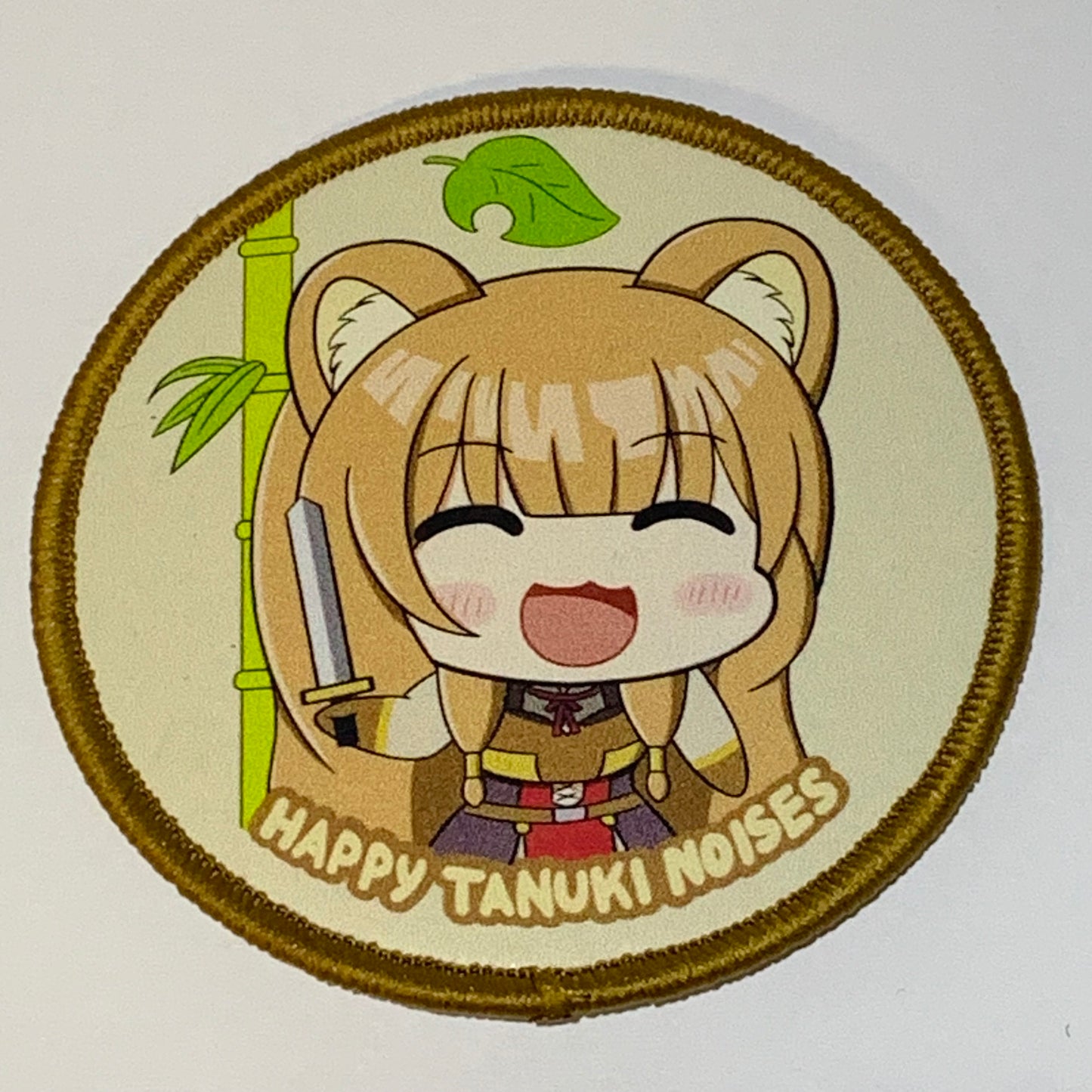 Raphtalia "Happy Tanuki Noises" Rising of Shield Hero Patch or Sticker