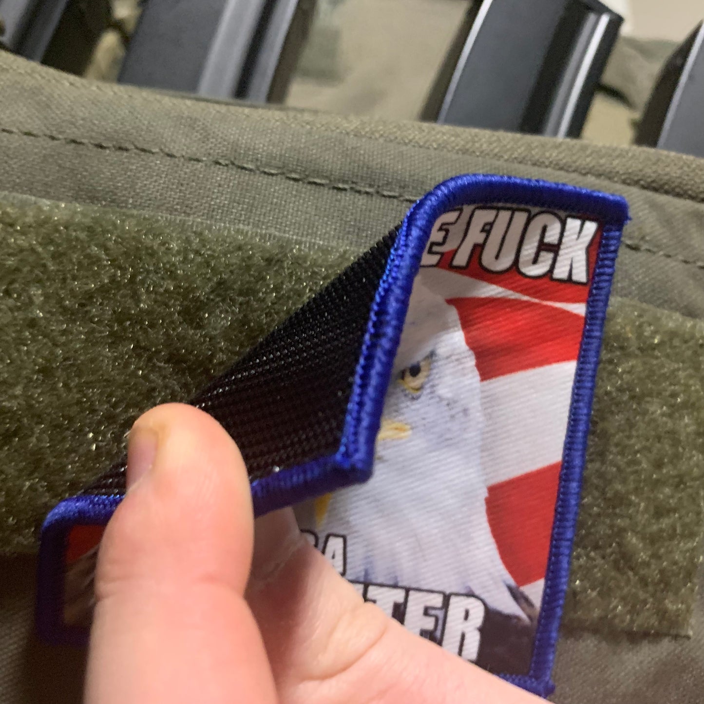 What The Fuck Is a Kilometer Bald Eagle Patch