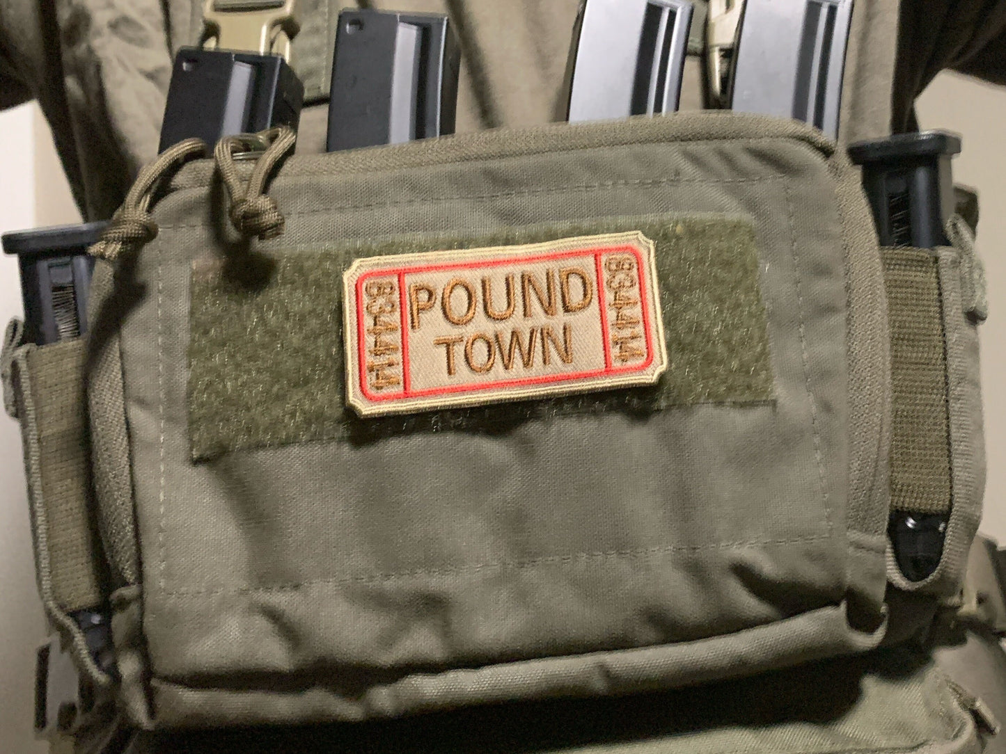 Pound Town Ticket Patch