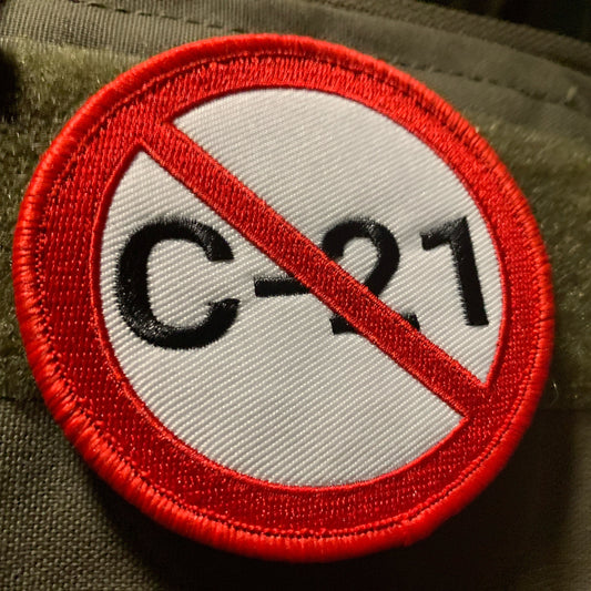 NO BILL C-21 Patch+3 Stickers Bundle