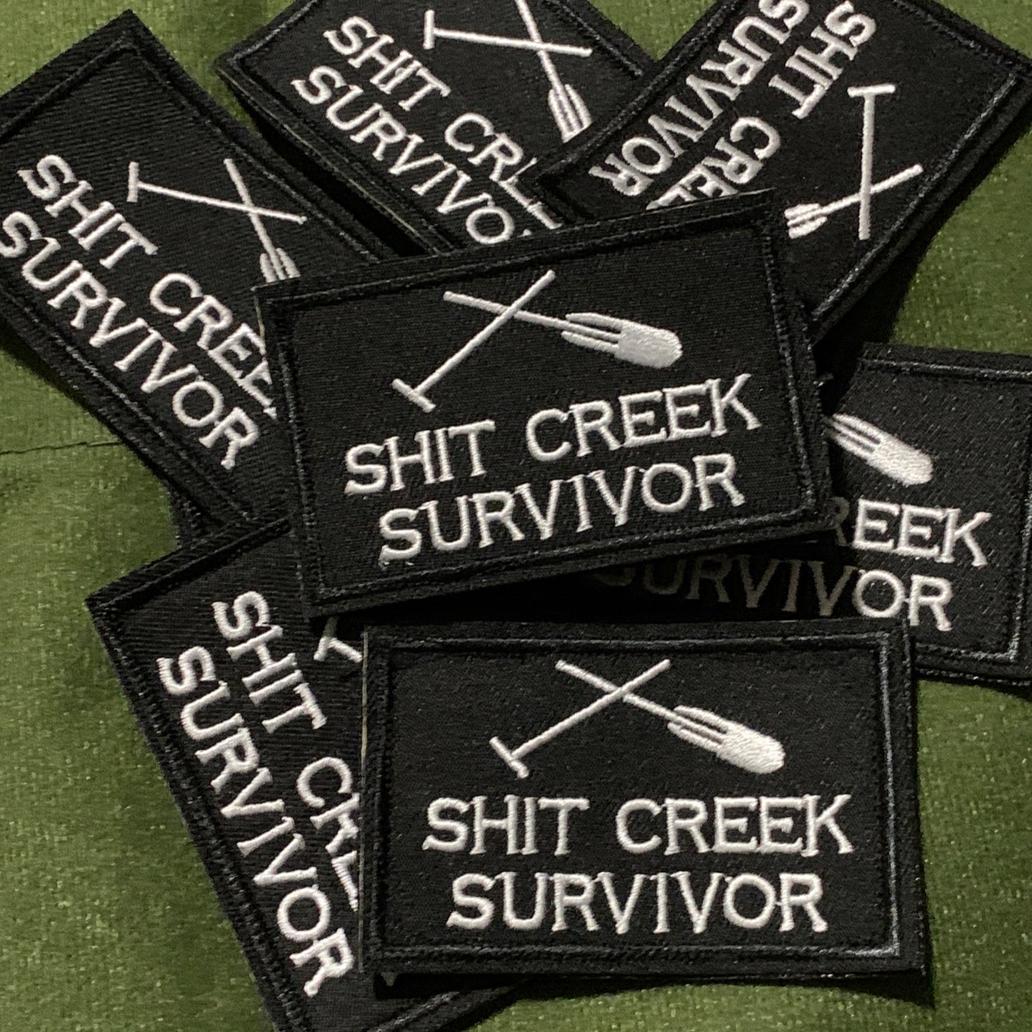 Shit Creek Survivor Airsoft Meme Patch