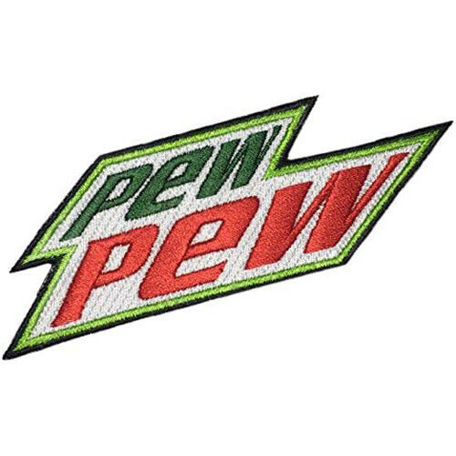 PEW PEW Mountain Dew Patch