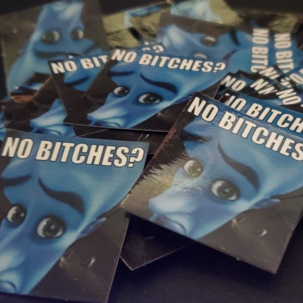 Megamind NO BITCHES? Sticker