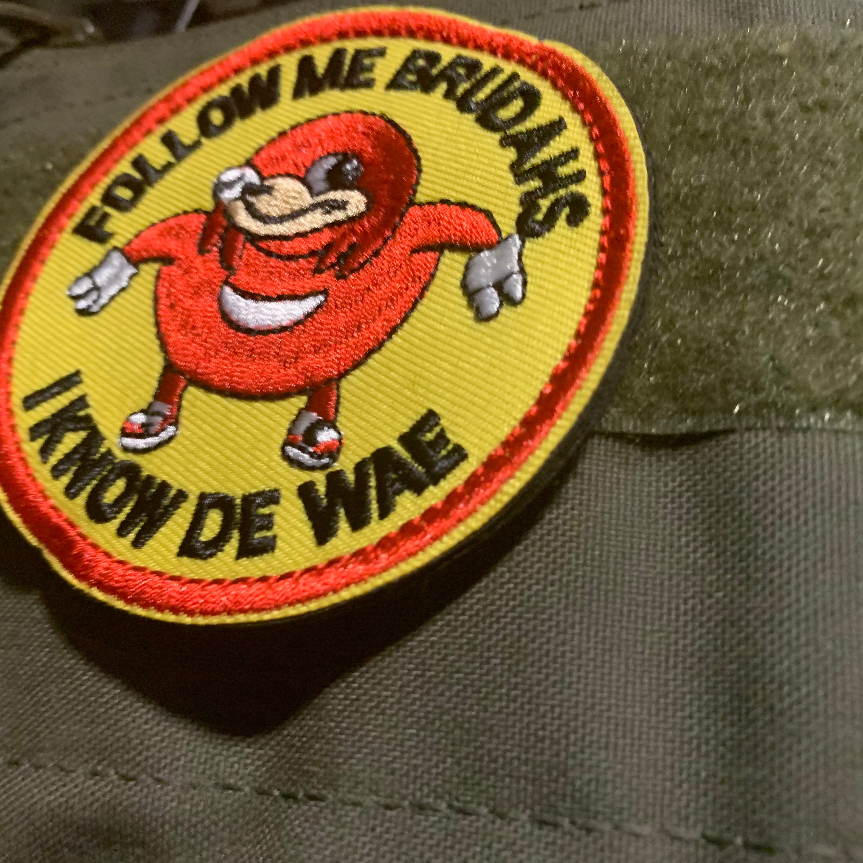 Ugandan Knuckles Follow Me I Know De Way Patch
