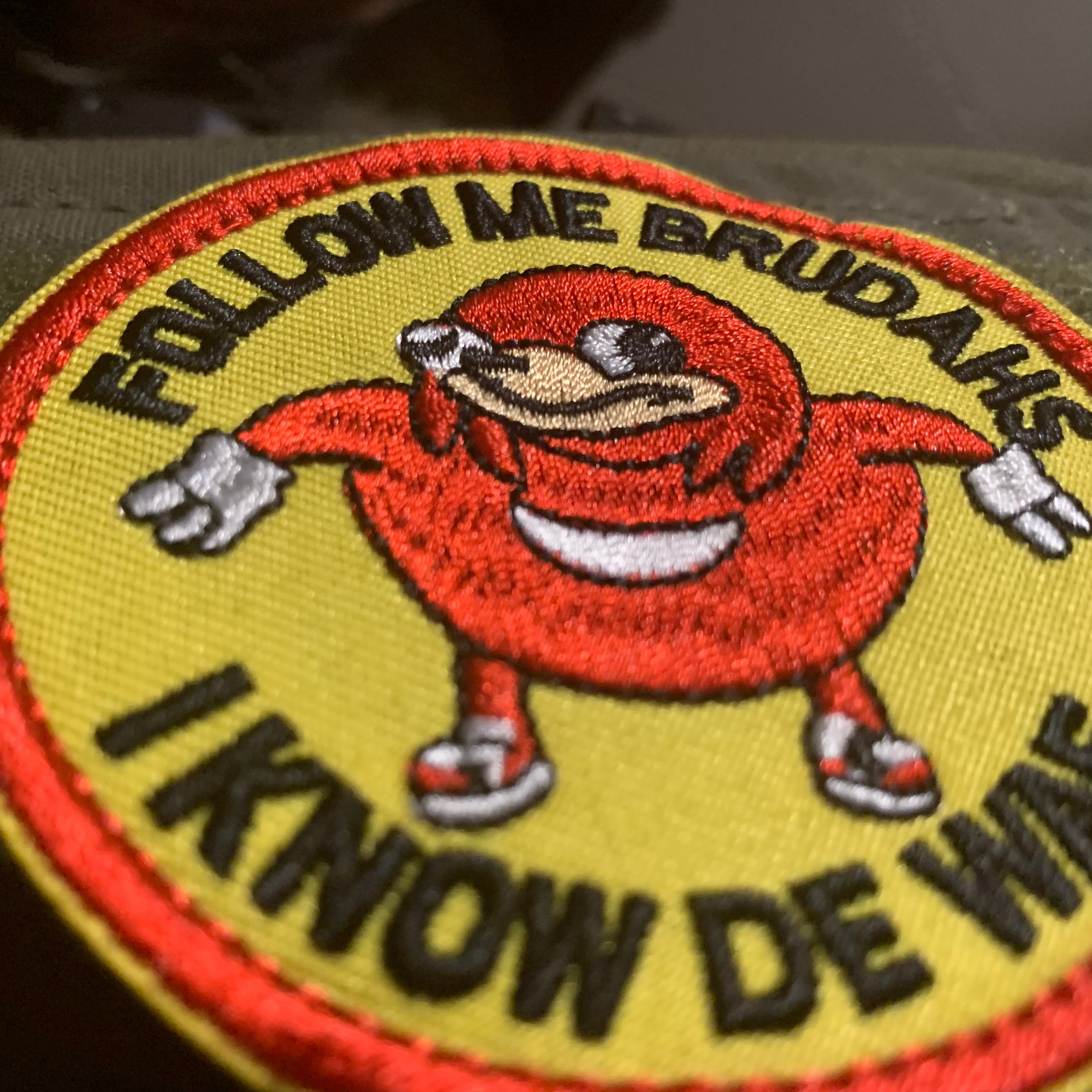 Ugandan Knuckles Follow Me I Know De Way Patch