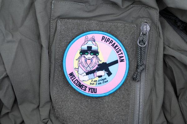 DSC_3872 Pipkin Pippa Pippakistan Welcomes You Phase Connect Patch or Sticker