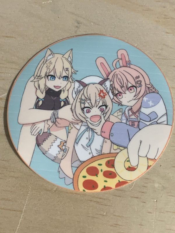 images Komachi Panko Pipkin Pippa Kaneko Lumi Pineapple Pizza Patch or Sticker