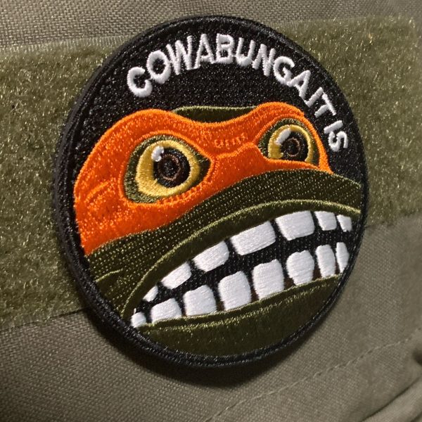 Cowabunga It Is Airsoft Patch