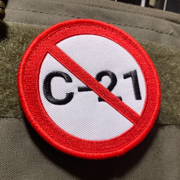 NO BILL C-21 Patch+3 Stickers Bundle