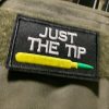 Just The Tip Green Tip Airsoft Meme Patch