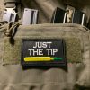 Just The Tip Green Tip Airsoft Meme Patch