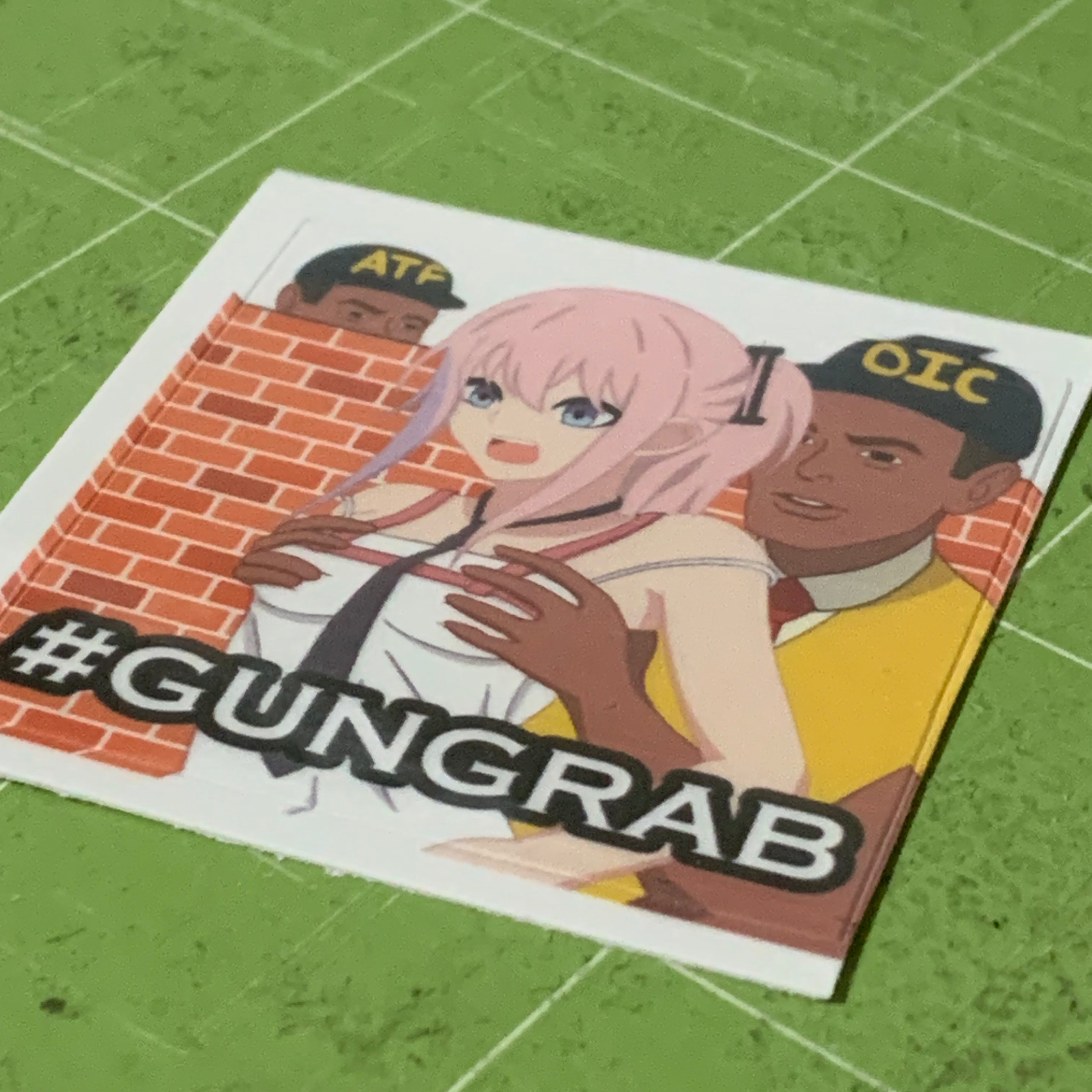 GunGrab Girls Frontline AR-15 Sticker