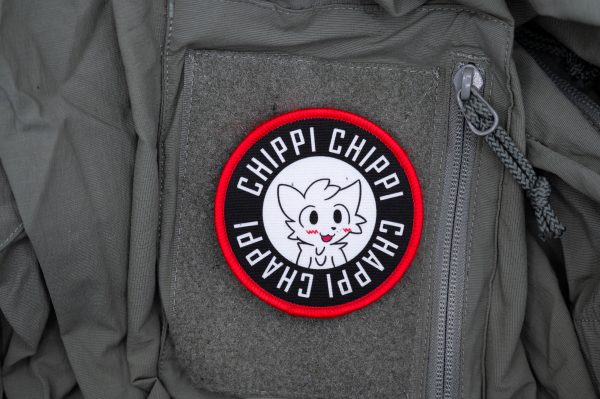 Boykisser Chipi Chipi Silly Cat Airsoft Meme Patch or Sticker
