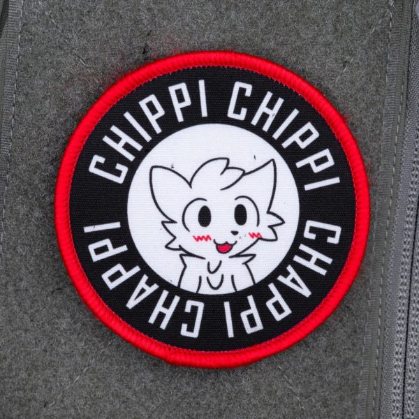 Boykisser Chipi Chipi Silly Cat Airsoft Meme Patch or Sticker